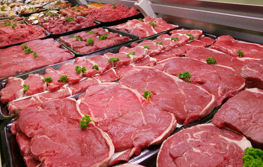 Carne al supermercato