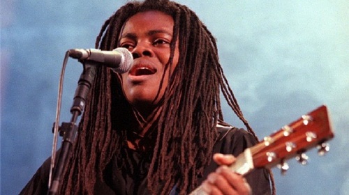 A remix of Tracy Chapman's 1988 hit single Fast Car has stormed into the top three