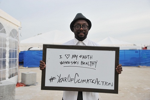 "Amo la Terra quando è in salute", il messaggio di Will.i.am per il Global Citizen 2015 Earth Day