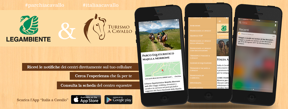 L'applicazione dedicata al turismo equestre