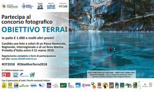 Obiettivo Terra 2018: è un concorso fotografico a tema naturalistico giunto alla sua nona edizione.