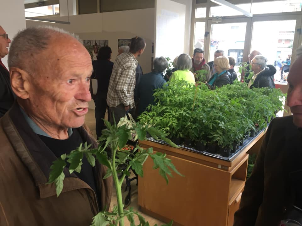 Un momento dell'inaugurazione della Casa dell'Agrobiodiversità di Scandicci (Fi)