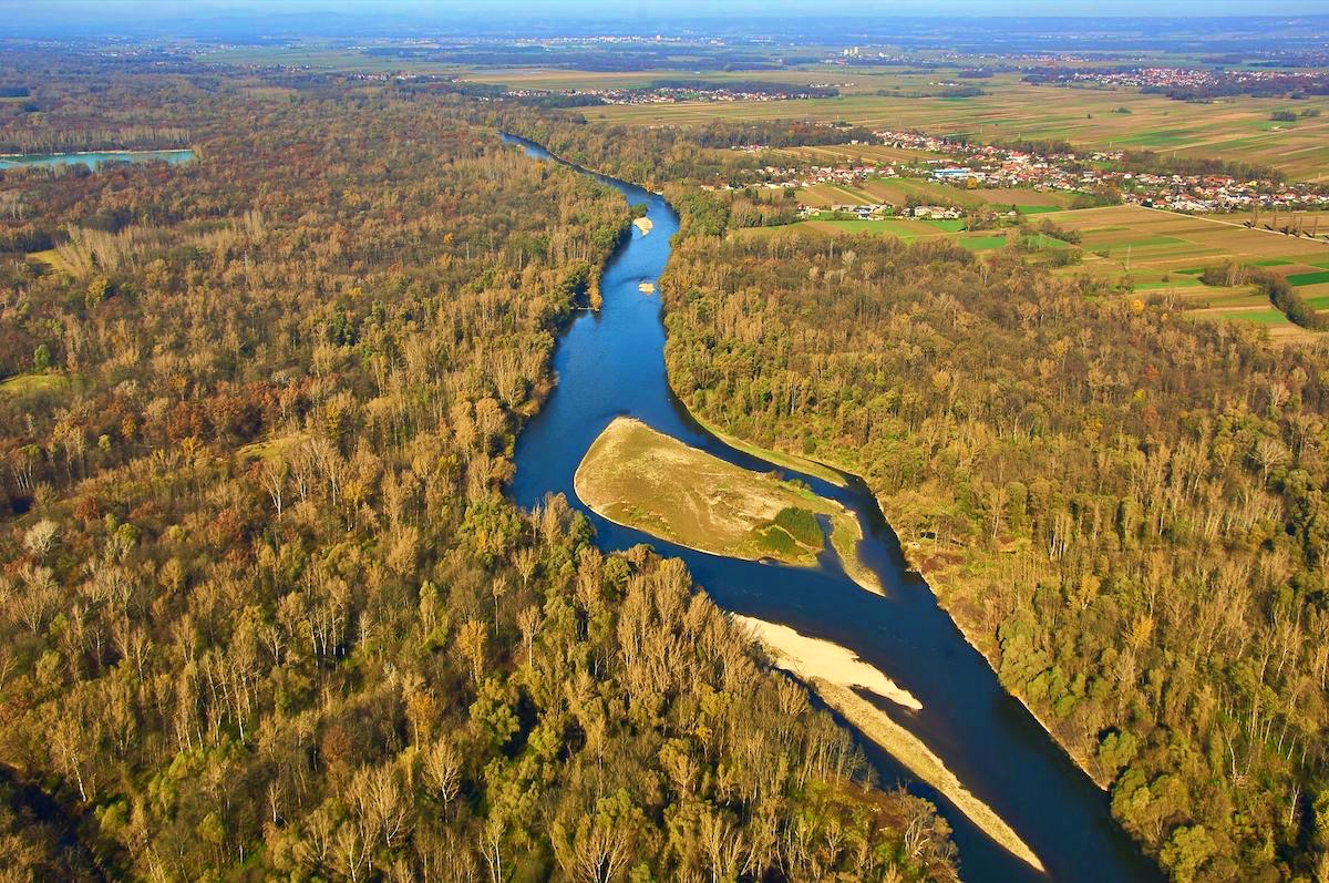 Amazzonia d'Europa Fiume Mura in Slovenia ph pagina Facebook Amazon of Europe