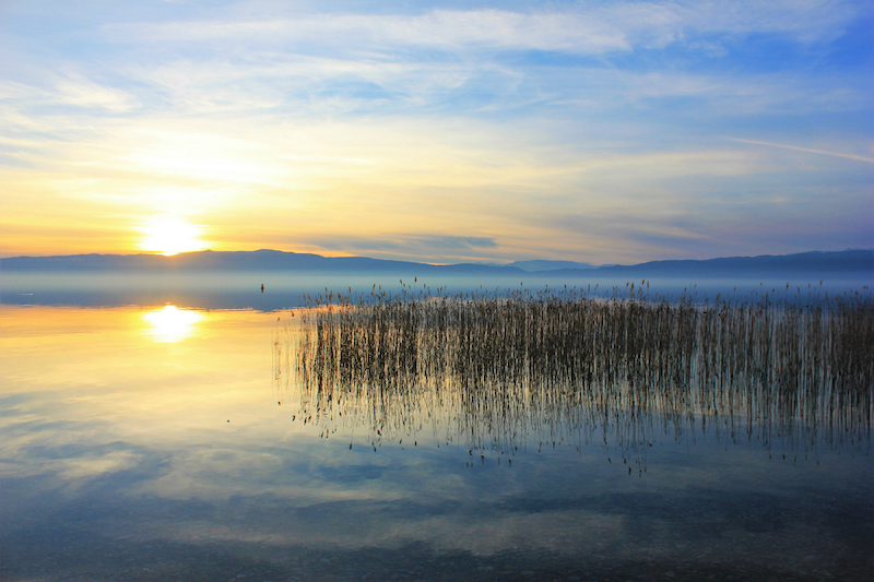 Lago Ohrid Macedonia Albania - Fonte Wikimedia Commons