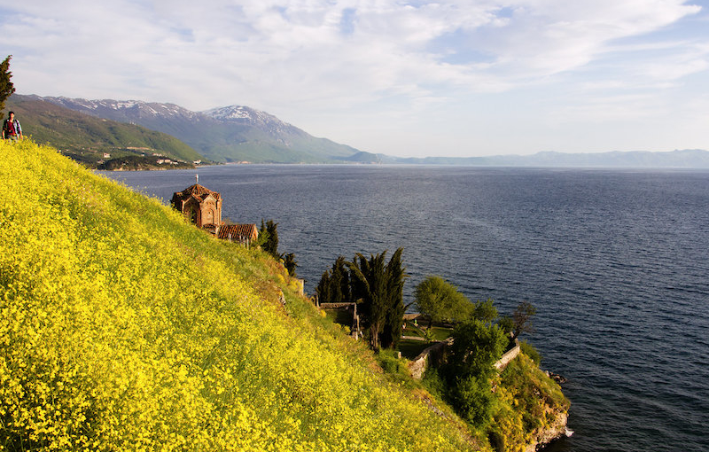 Vista del lago di Ohrid - foto di Marco Carlone