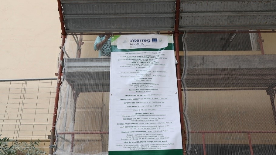 Progetto ECOBATI - Il cantiere pilota di Cuneo