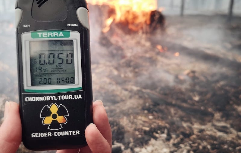 Incendi intorno a Chernobyl