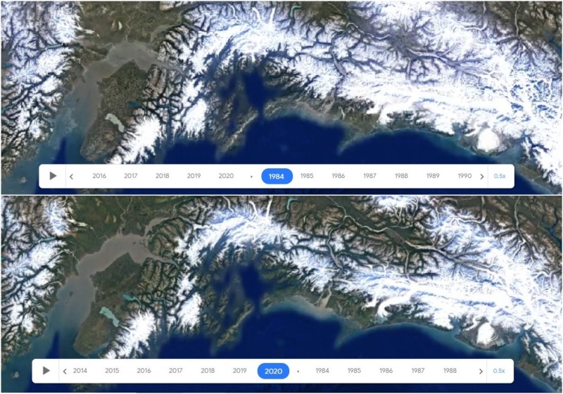 Google Earth Timelapse: come è cambiata la Terra dal 1984