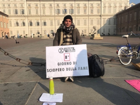Ruggero sciopero emergenza climatica Regione Piemonte