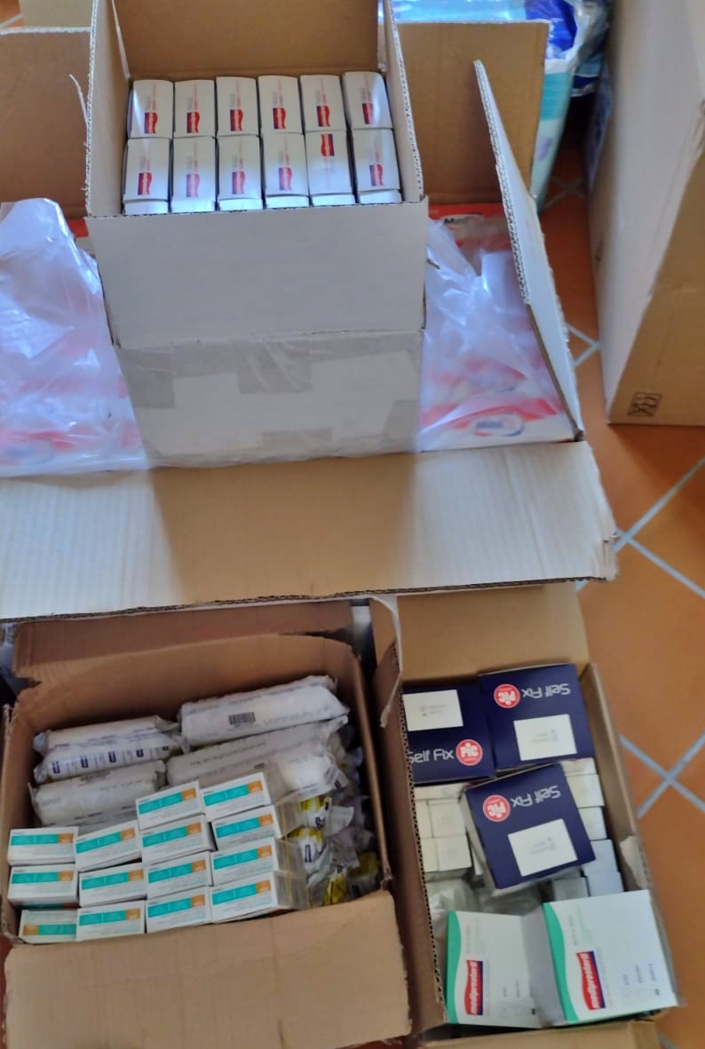 Missione umanitaria per l'Ucraina donazione farmaci