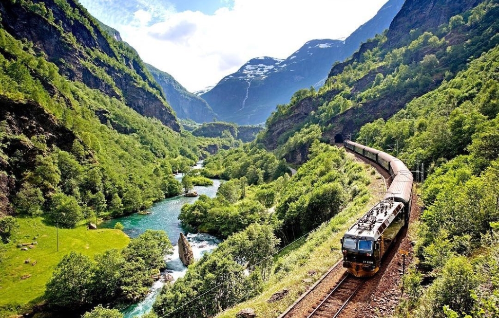 Bergen Railway in Norvegia