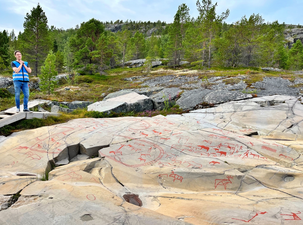 incisioni rupestri di Alta museo Norvegia