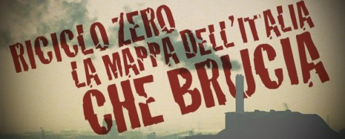 #riciclozero la mappa dell'Italia che brucia